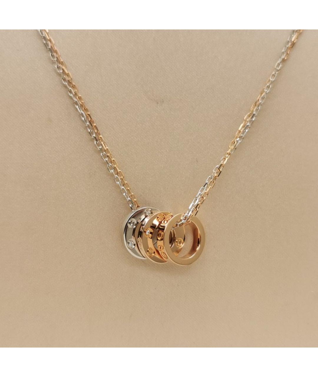 CARTIER Золотая подвеска из белого золота, фото 2