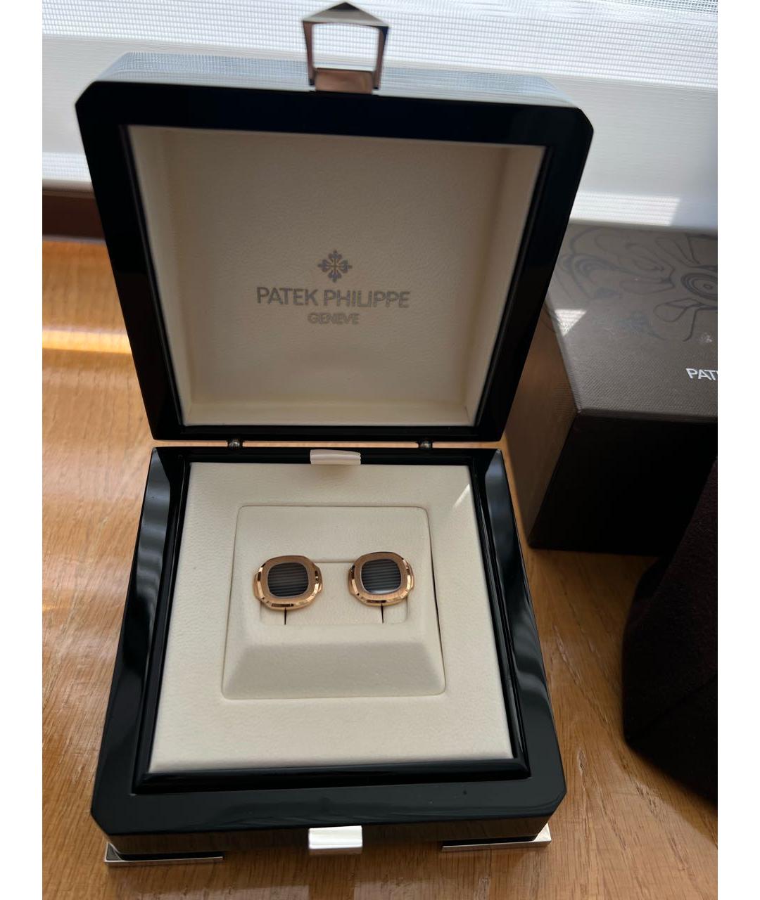 PATEK PHILIPPE Золотые запонки из розового золота, фото 4