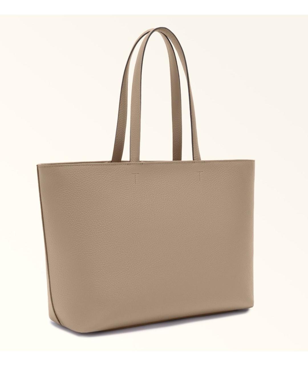 FURLA Бежевая кожаная сумка тоут, фото 2