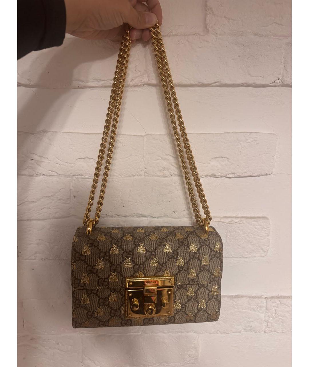 GUCCI Серая сумка через плечо, фото 9