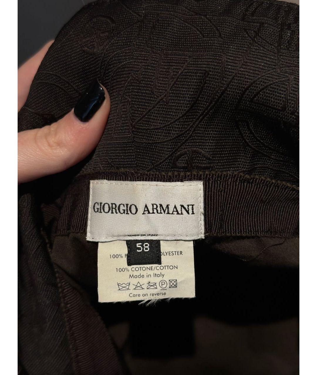 GIORGIO ARMANI Коричневая панама, фото 3