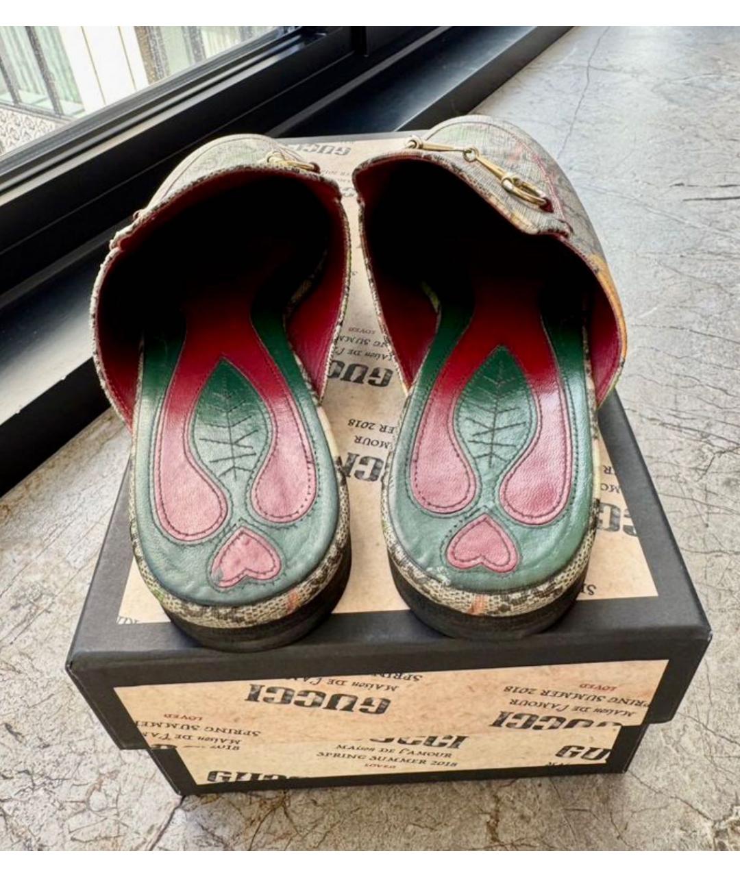 GUCCI Мульти сабо, фото 4