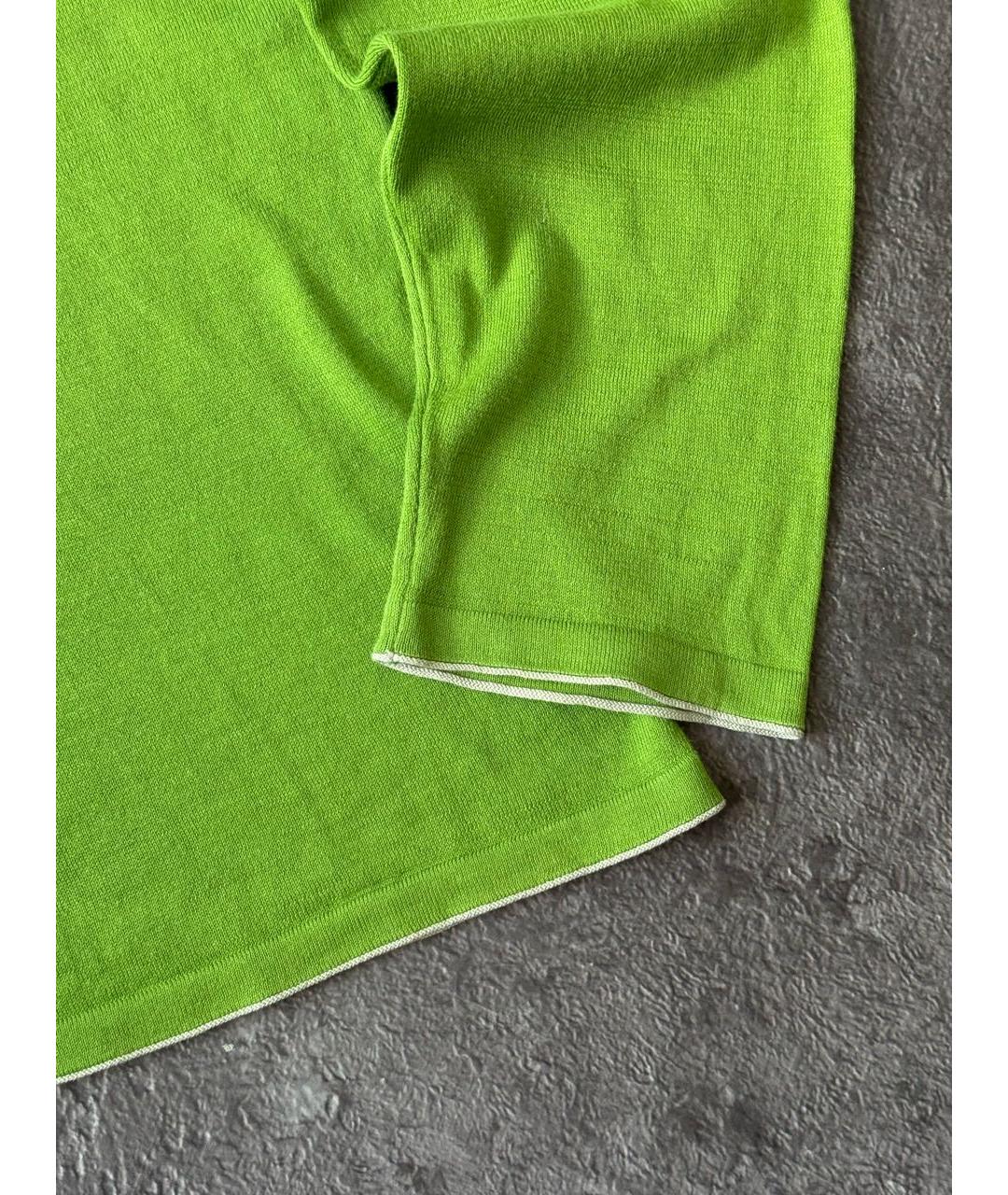 ISSEY MIYAKE Зеленый хлопковый джемпер / свитер, фото 8