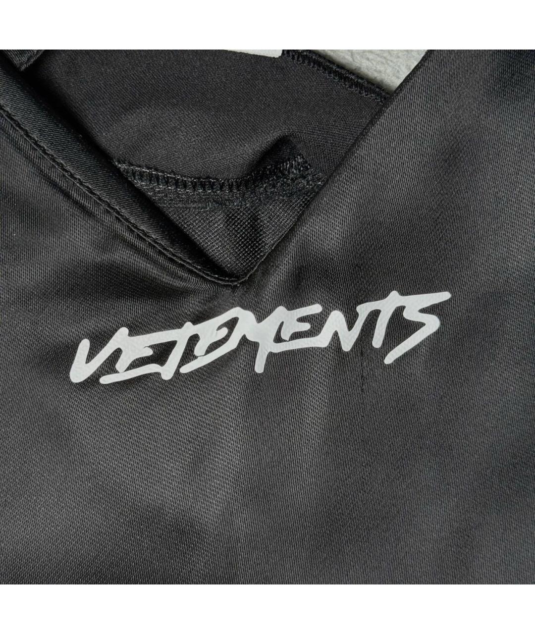 VETEMENTS Черное коктейльное платье, фото 6