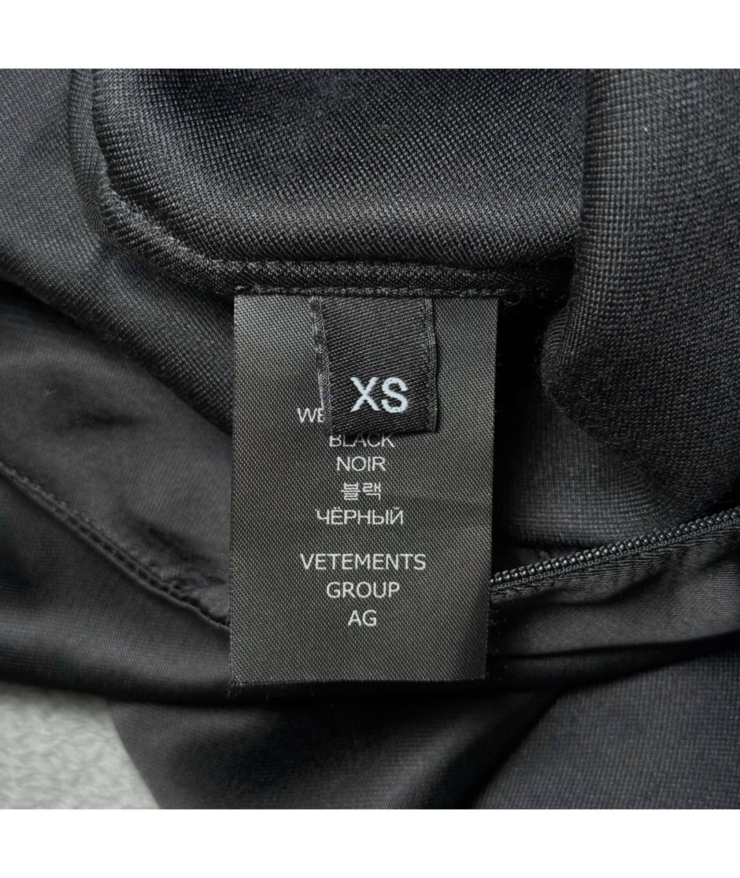 VETEMENTS Черное коктейльное платье, фото 5