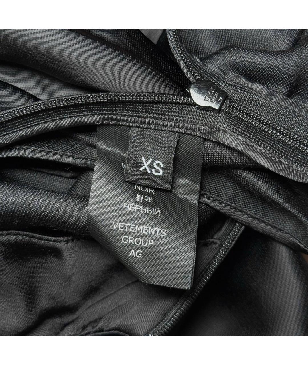 VETEMENTS Черная майка, фото 6