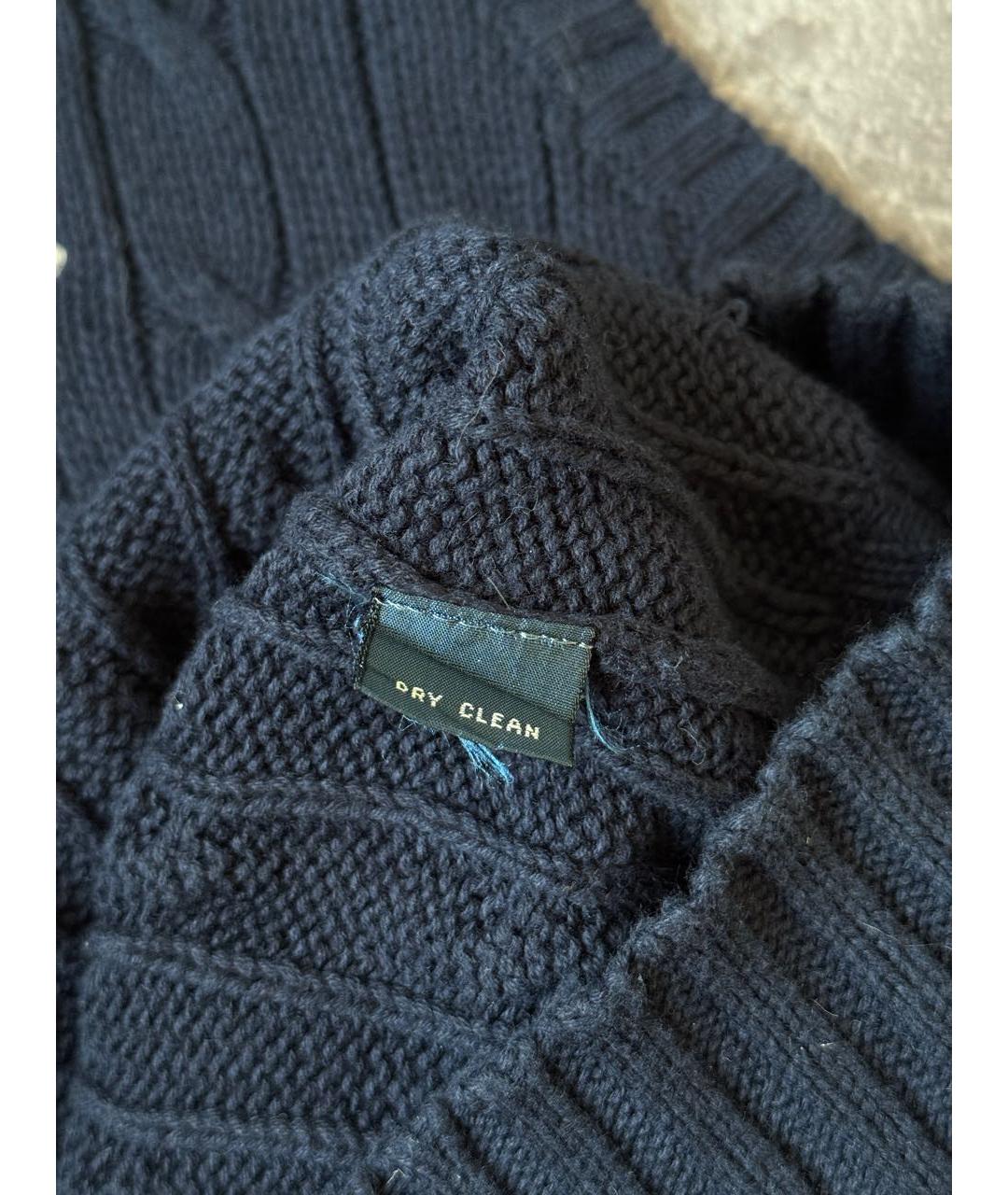 POLO RALPH LAUREN Темно-синяя хлопковая жилетка, фото 6