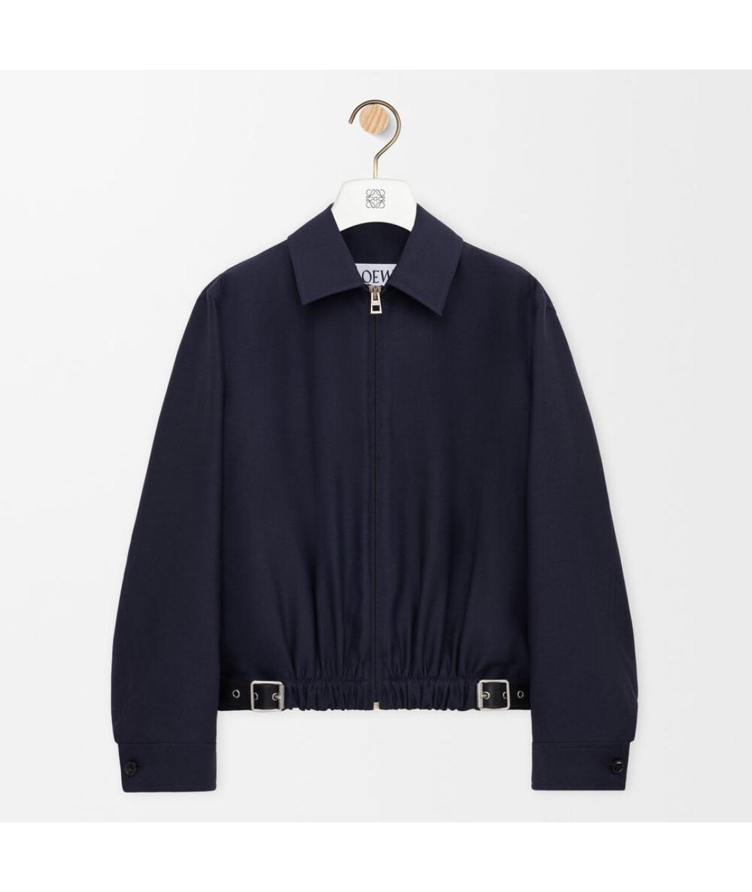 LOEWE Темно-синяя шерстяная куртка, фото 6