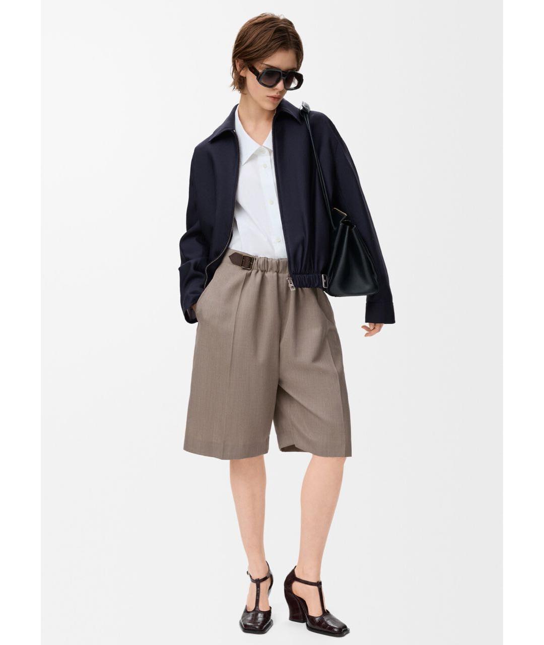 LOEWE Темно-синяя шерстяная куртка, фото 2