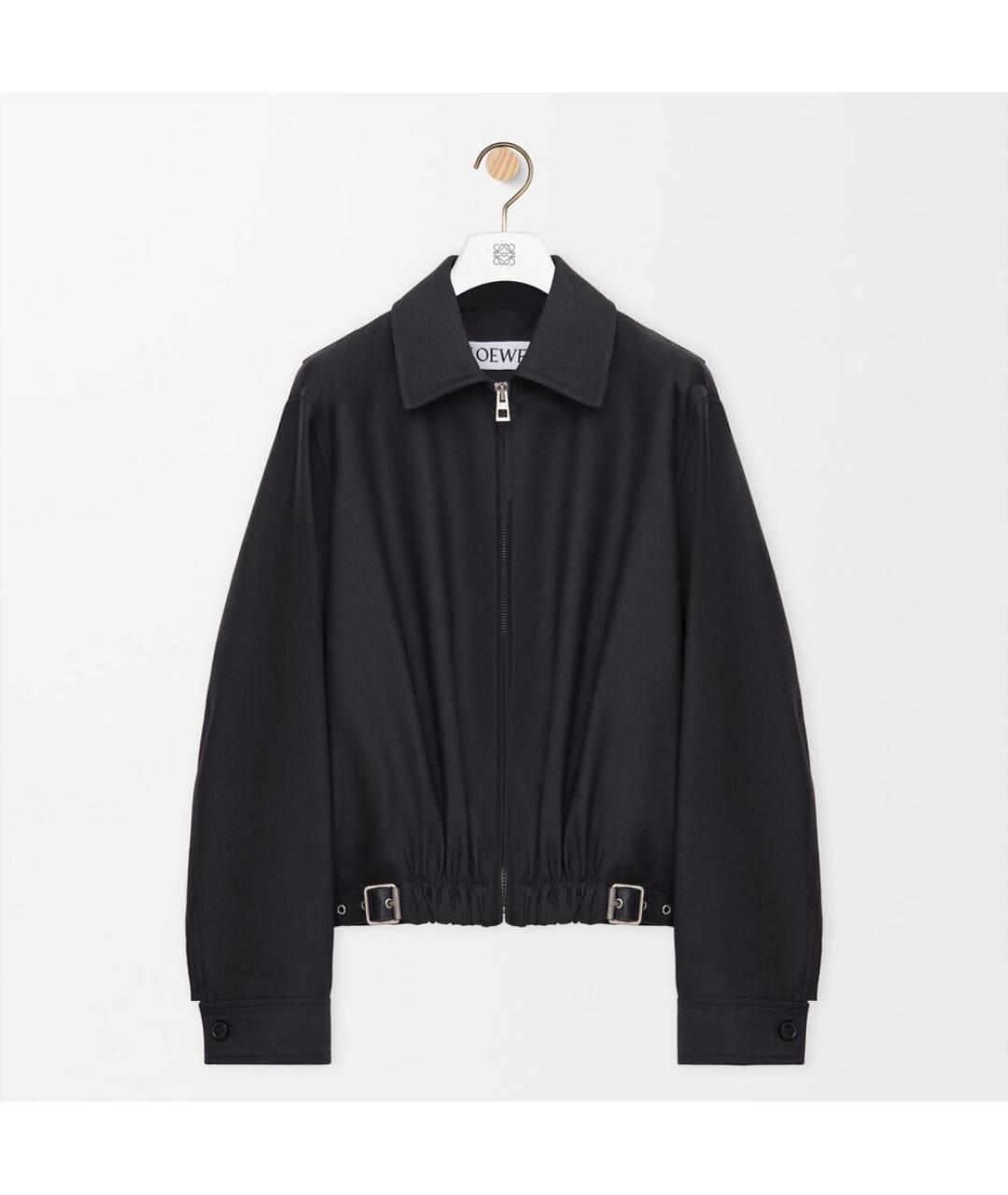 LOEWE Черная шерстяная куртка, фото 6