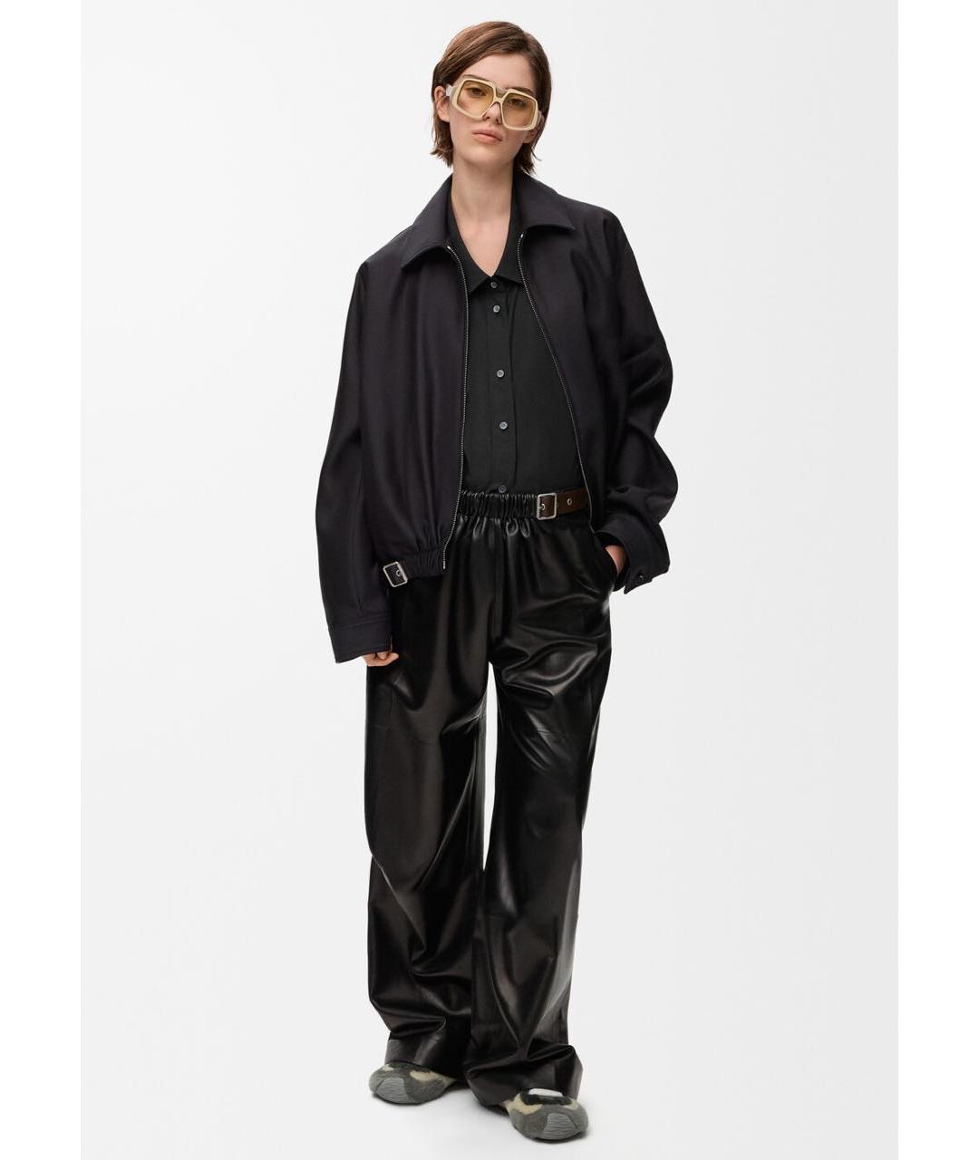 LOEWE Черная шерстяная куртка, фото 2