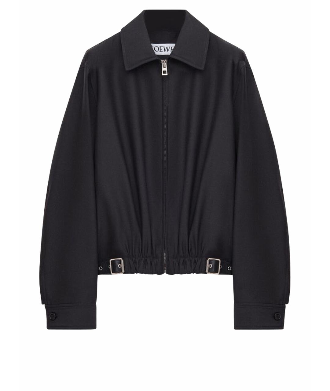 LOEWE Черная шерстяная куртка, фото 1