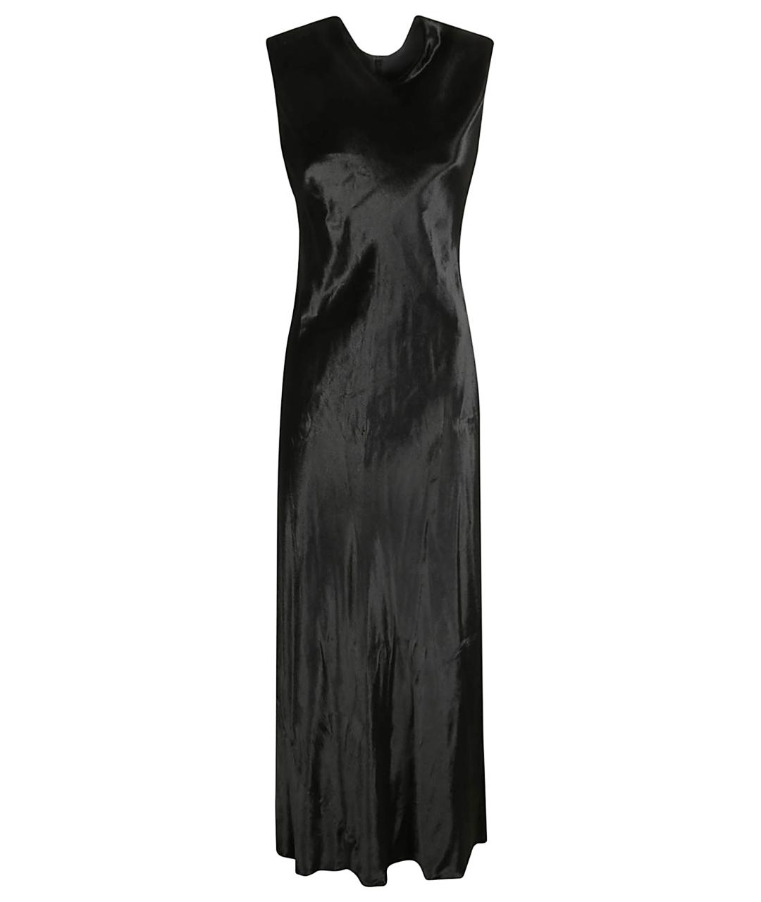 ALBERTA FERRETTI Черное вискозное вечернее платье, фото 1