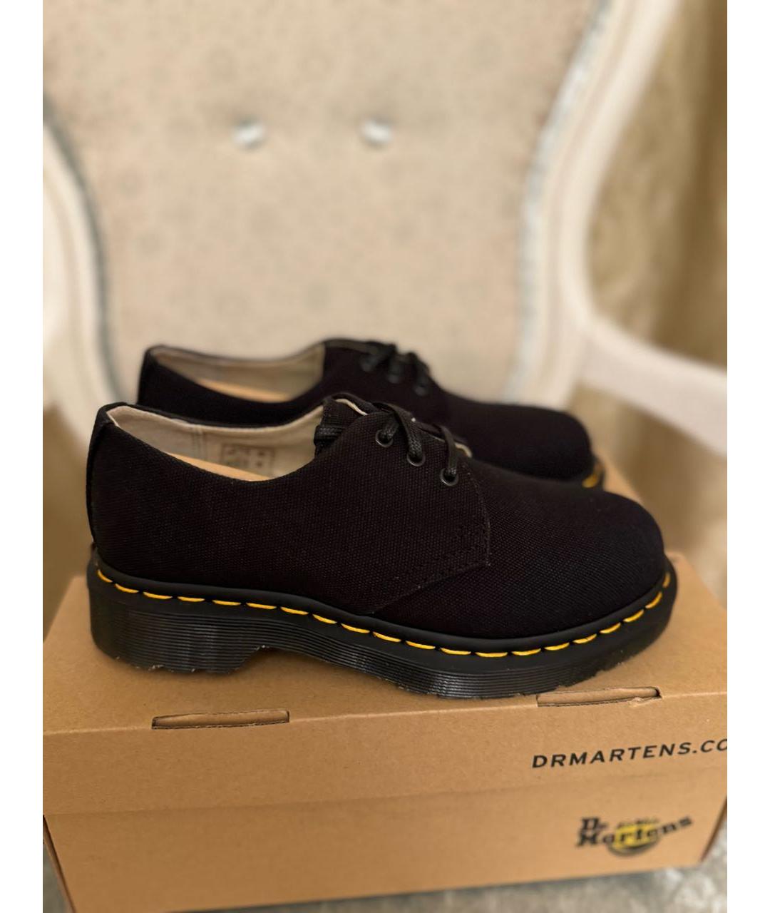 DR. MARTENS Черные текстильные ботинки, фото 8