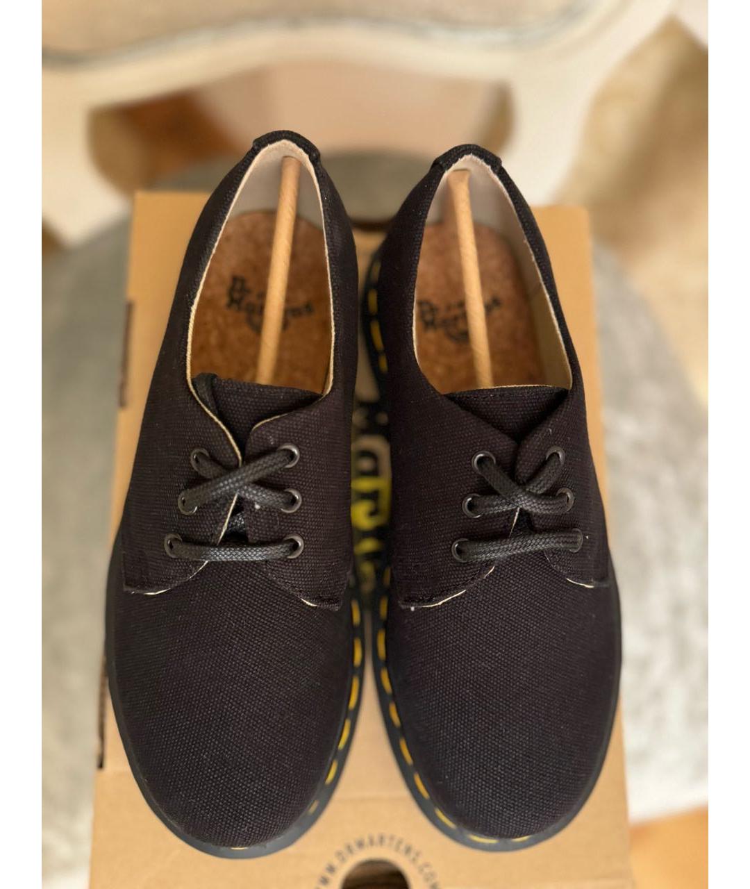 DR. MARTENS Черные текстильные ботинки, фото 2