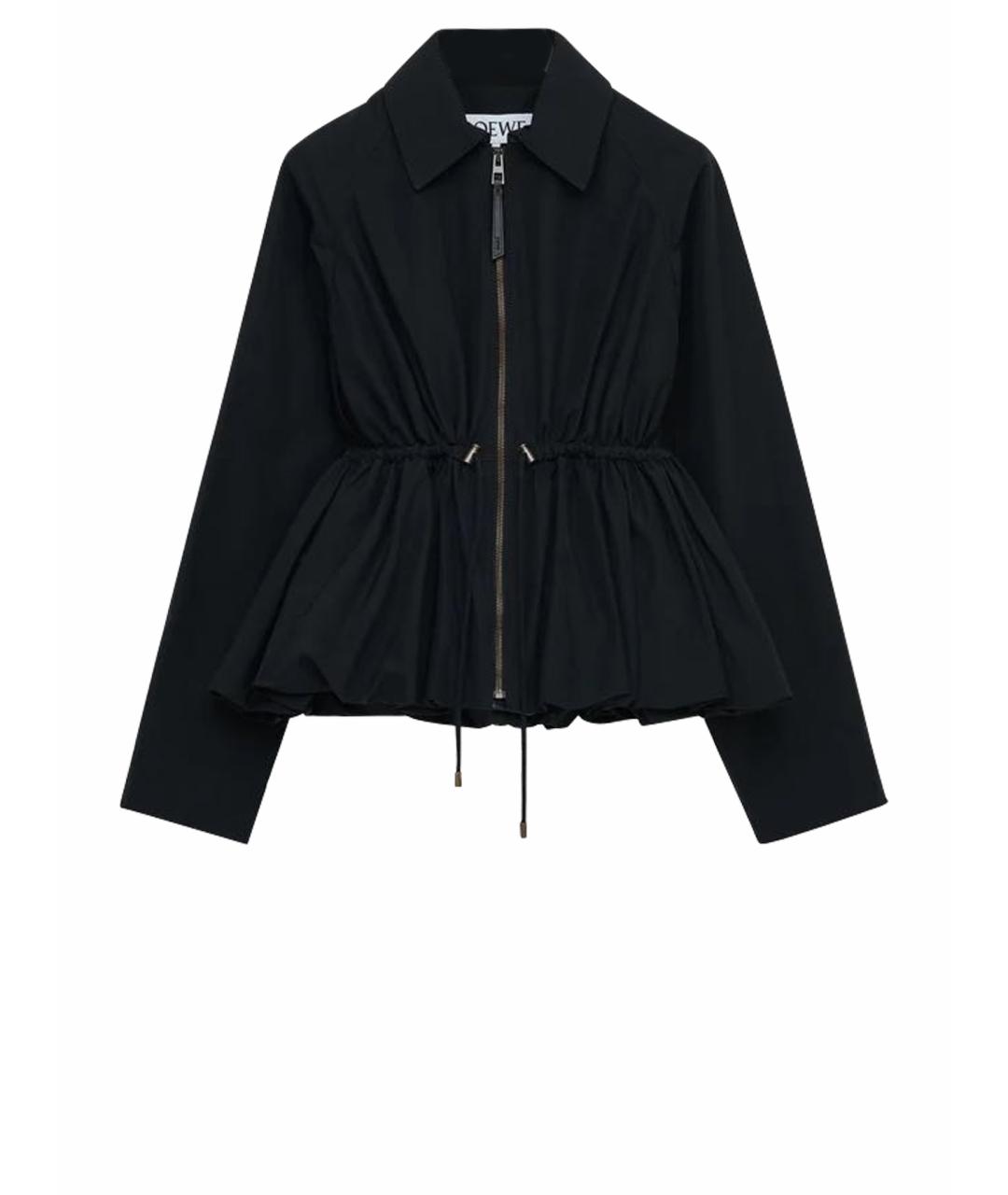 LOEWE Черная хлопковая куртка, фото 1