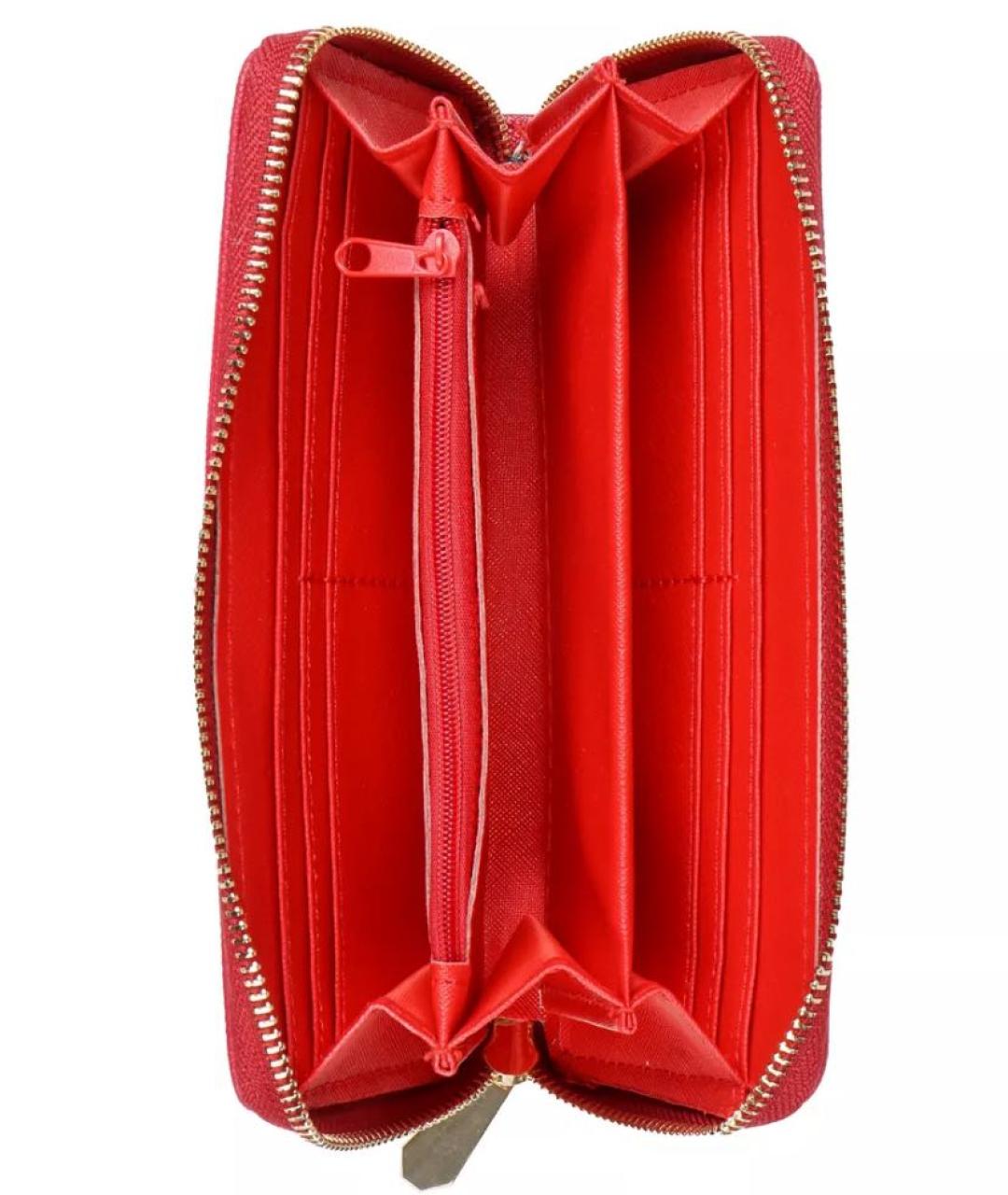 GUY LAROCHE Красный полиуретановый кошелек, фото 4