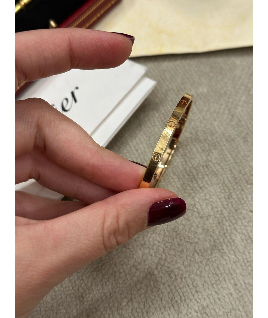 CARTIER Золотой браслет из розового золота, фото 5