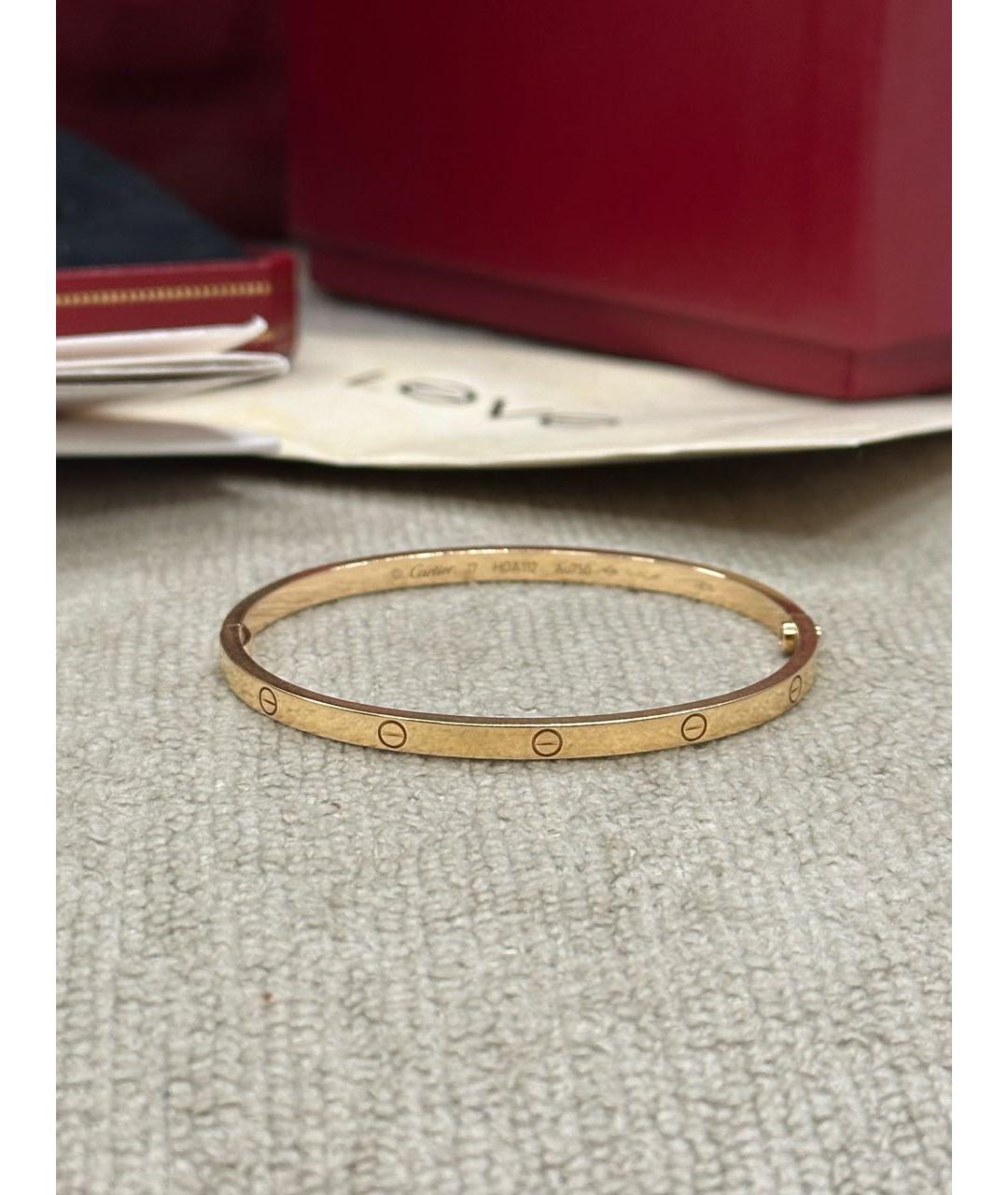 CARTIER Золотой браслет из розового золота, фото 8