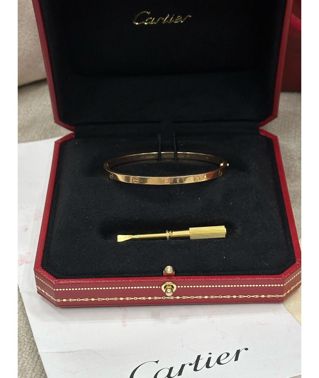 CARTIER Золотой браслет из розового золота, фото 9