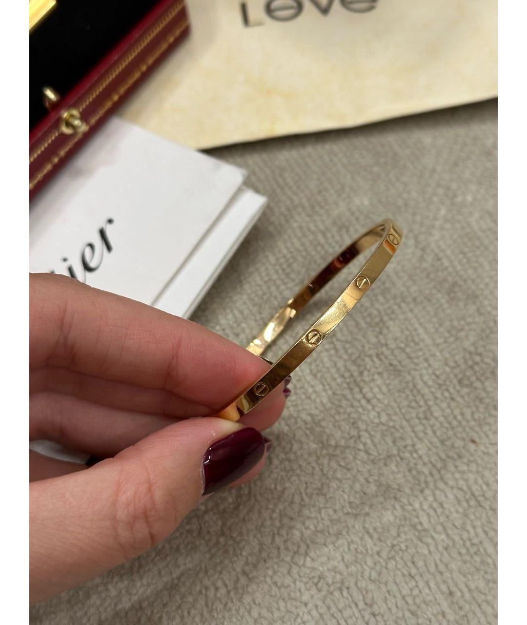 CARTIER Золотой браслет из розового золота, фото 4