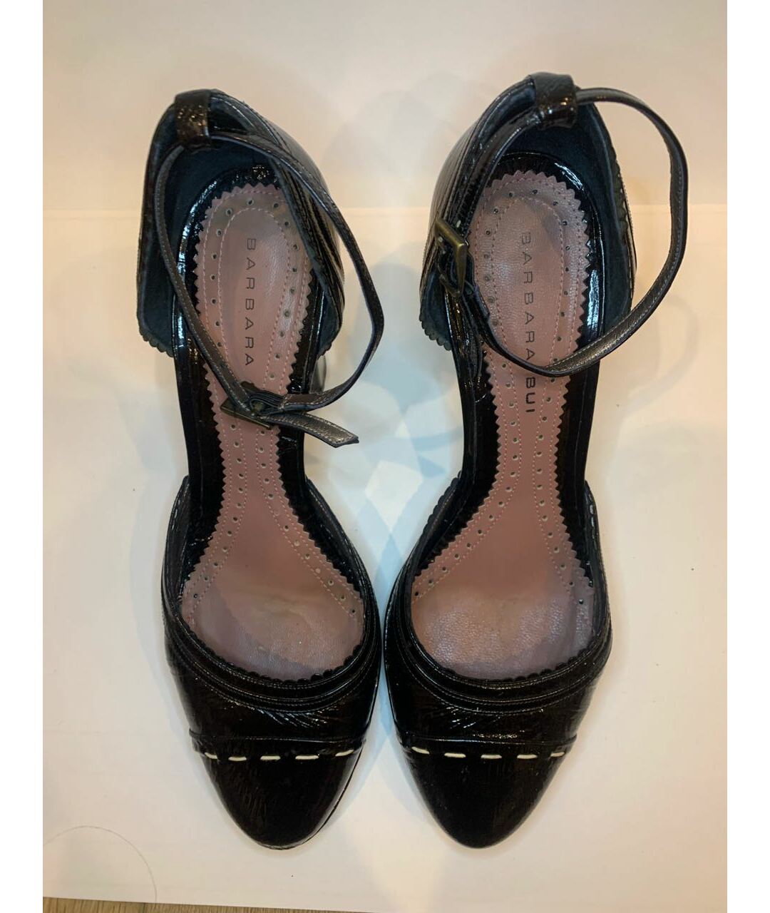 BARBARA BUI Черные туфли из лакированной кожи, фото 2