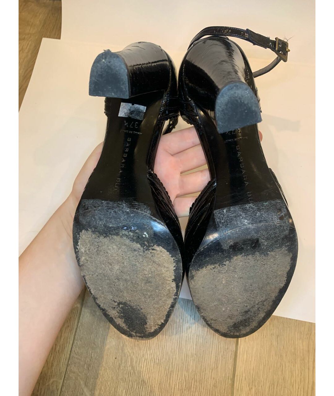 BARBARA BUI Черные туфли из лакированной кожи, фото 8