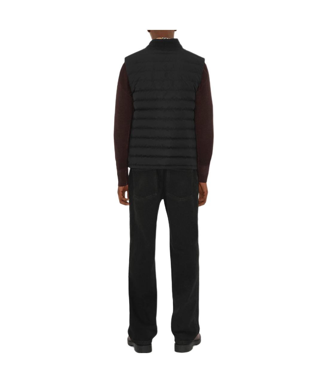 BURBERRY Черный жилет, фото 3