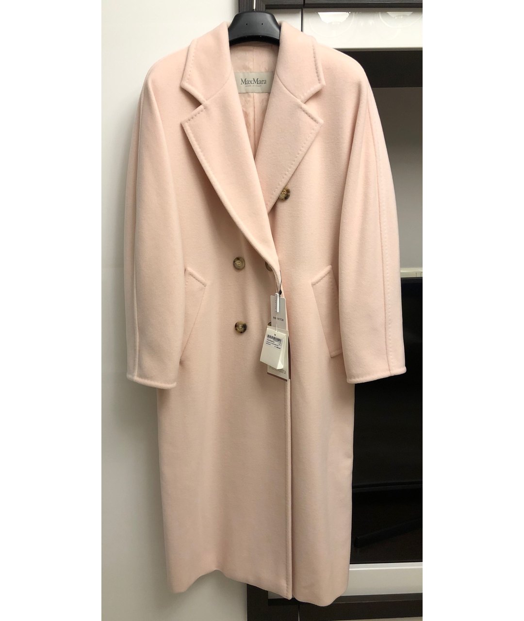 MAX MARA Розовое шерстяное пальто, фото 9