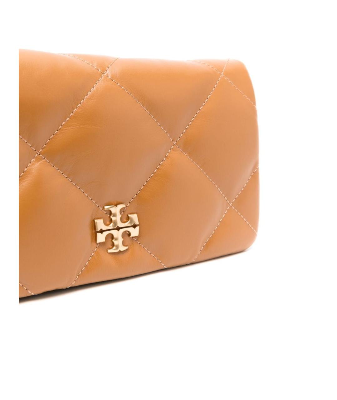 TORY BURCH Коричневая кожаная сумка через плечо, фото 3