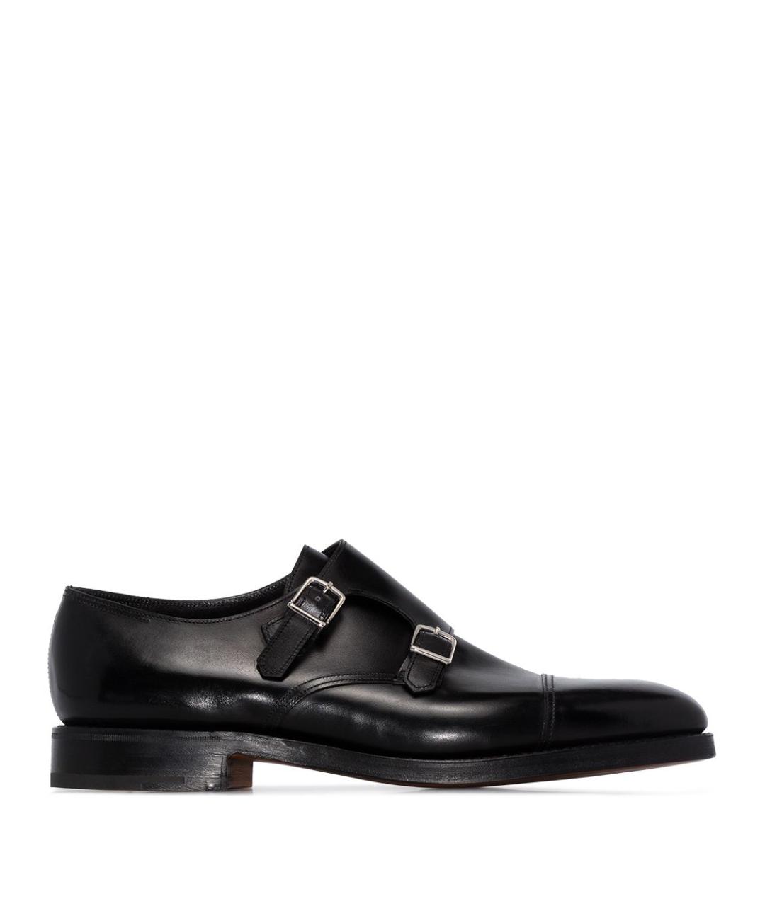 JOHN LOBB Черные кожаные туфли, фото 1