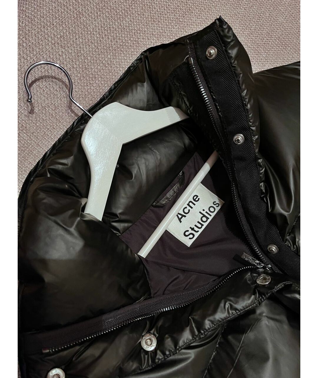 ACNE STUDIOS Черный пуховик, фото 3