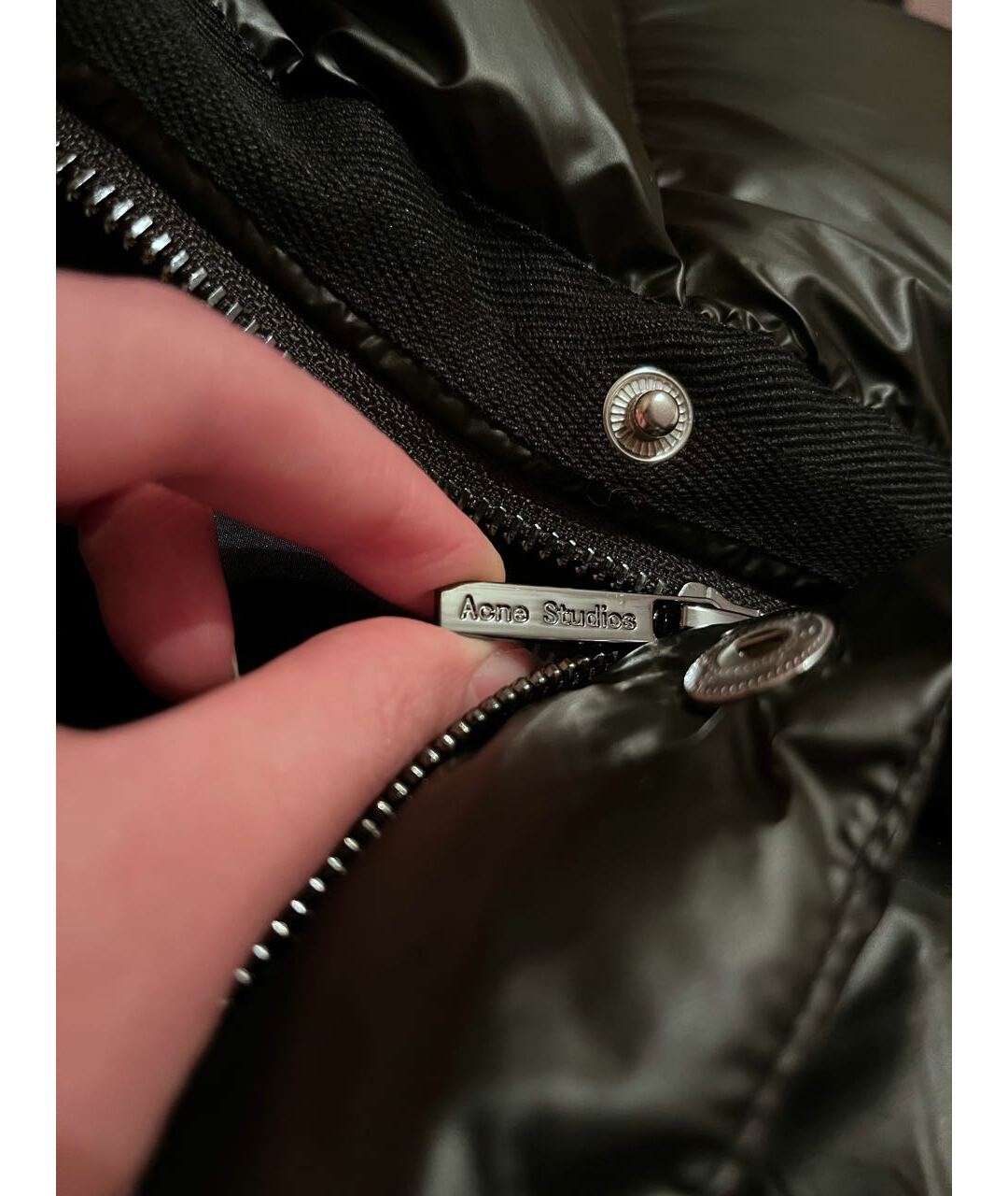 ACNE STUDIOS Черный пуховик, фото 4