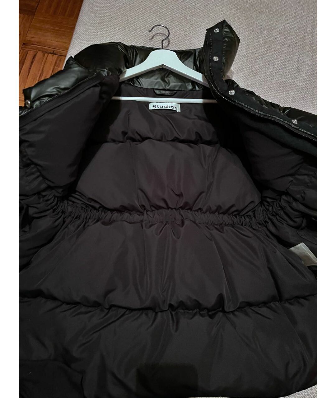 ACNE STUDIOS Черный пуховик, фото 2