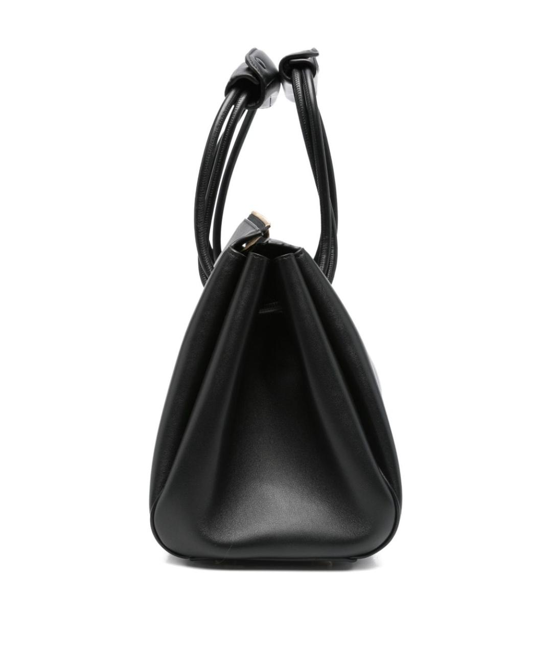 LOEWE Черная кожаная сумка тоут, фото 4