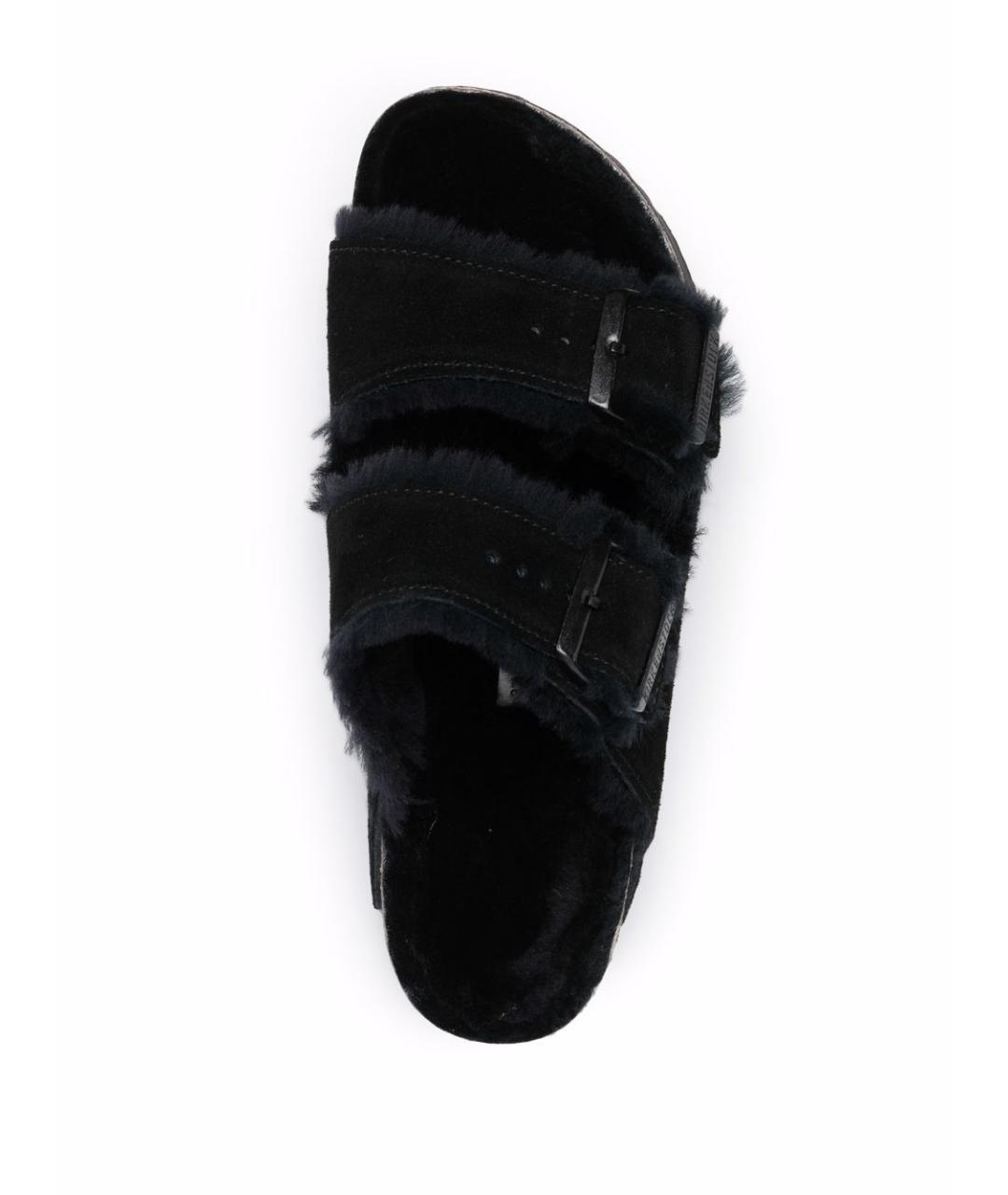 BIRKENSTOCK Черные замшевые сандалии, фото 3