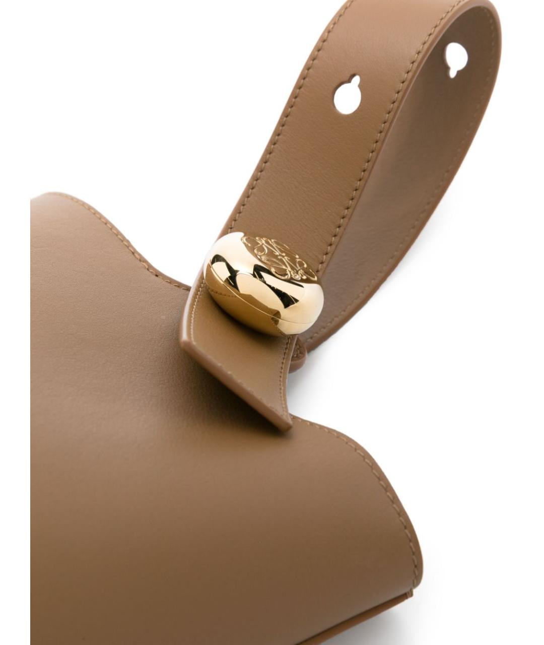 LOEWE Коричневая кожаная сумка тоут, фото 4