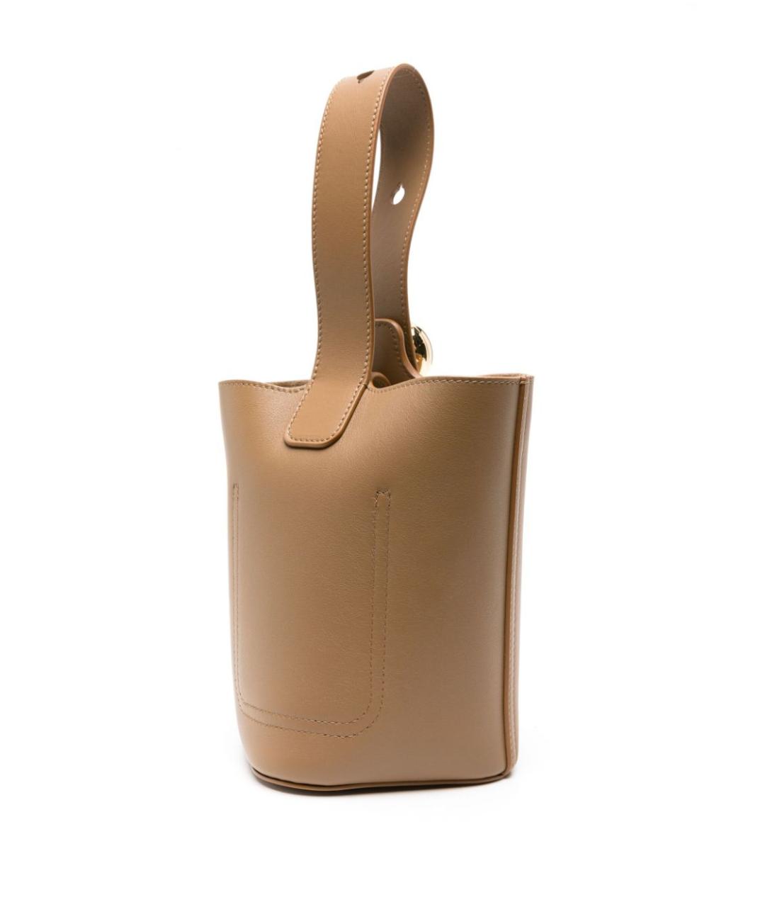 LOEWE Коричневая кожаная сумка тоут, фото 2