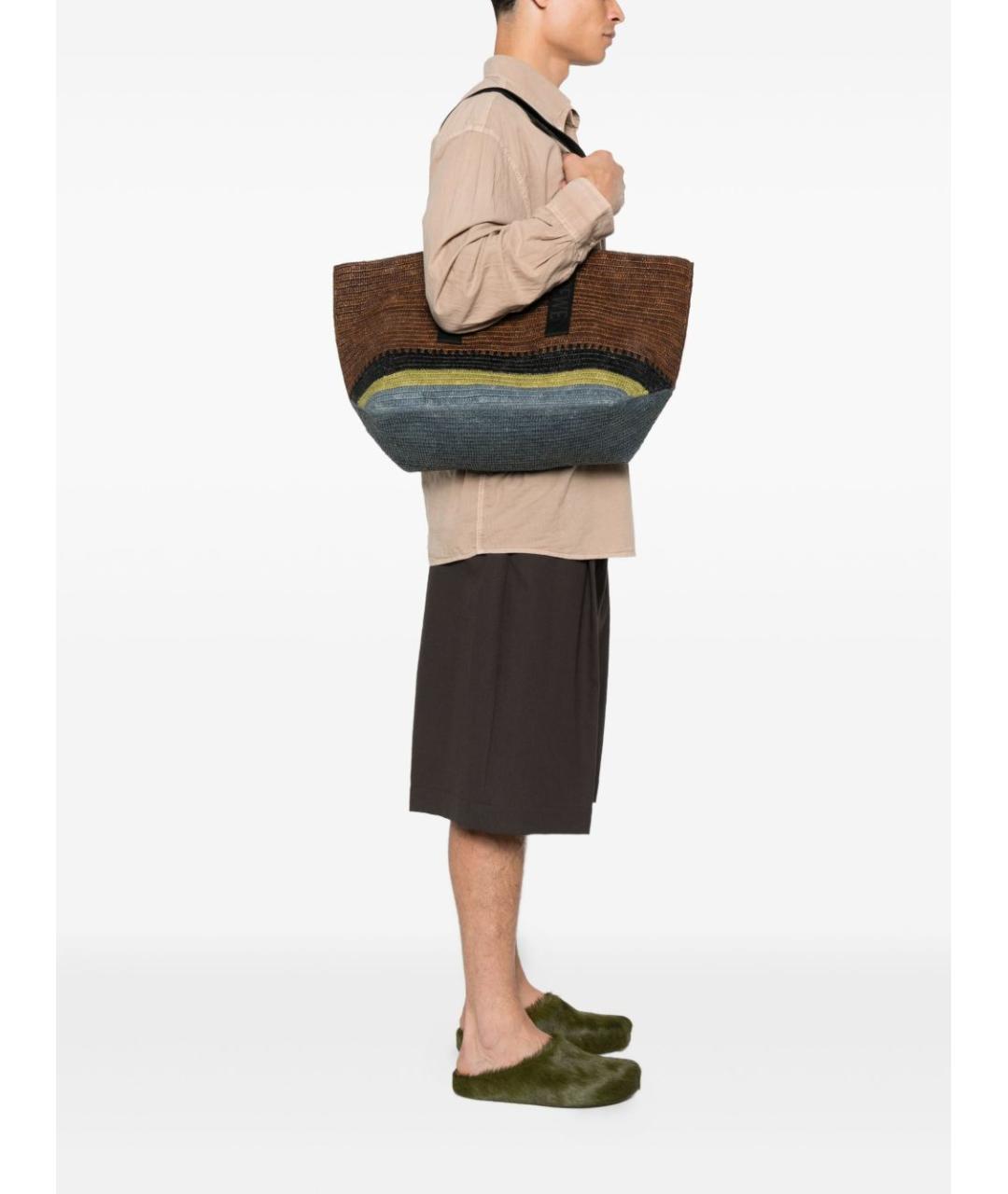 LOEWE Коричневая сумка тоут, фото 2
