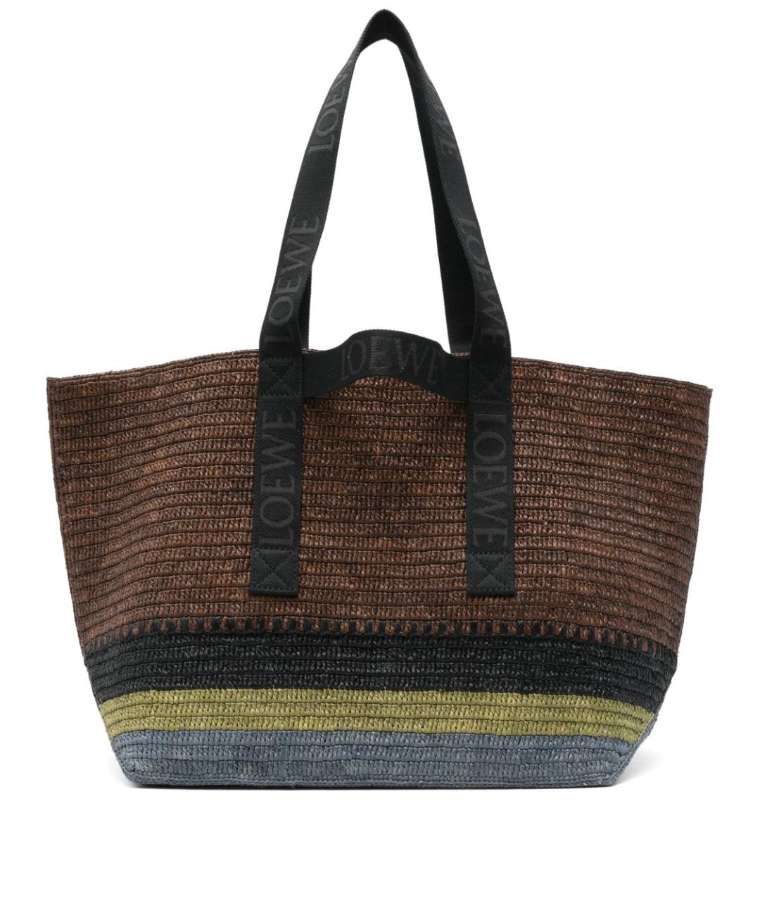 LOEWE Коричневая сумка тоут, фото 1