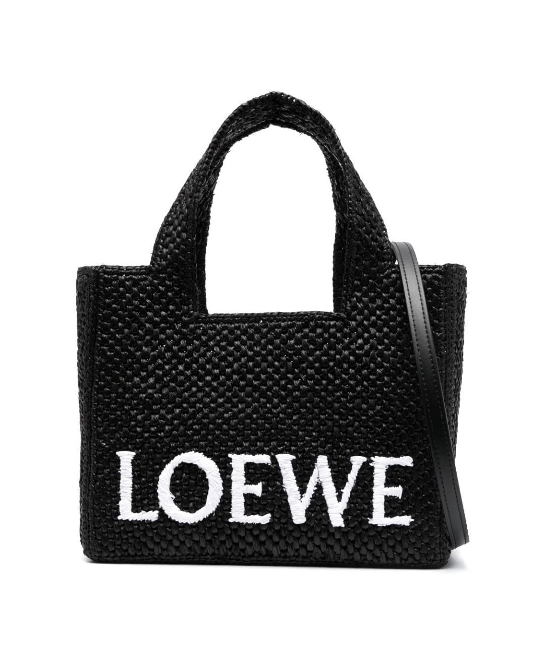 LOEWE Черная сумка тоут, фото 6