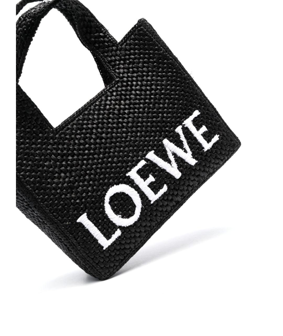 LOEWE Черная сумка тоут, фото 4