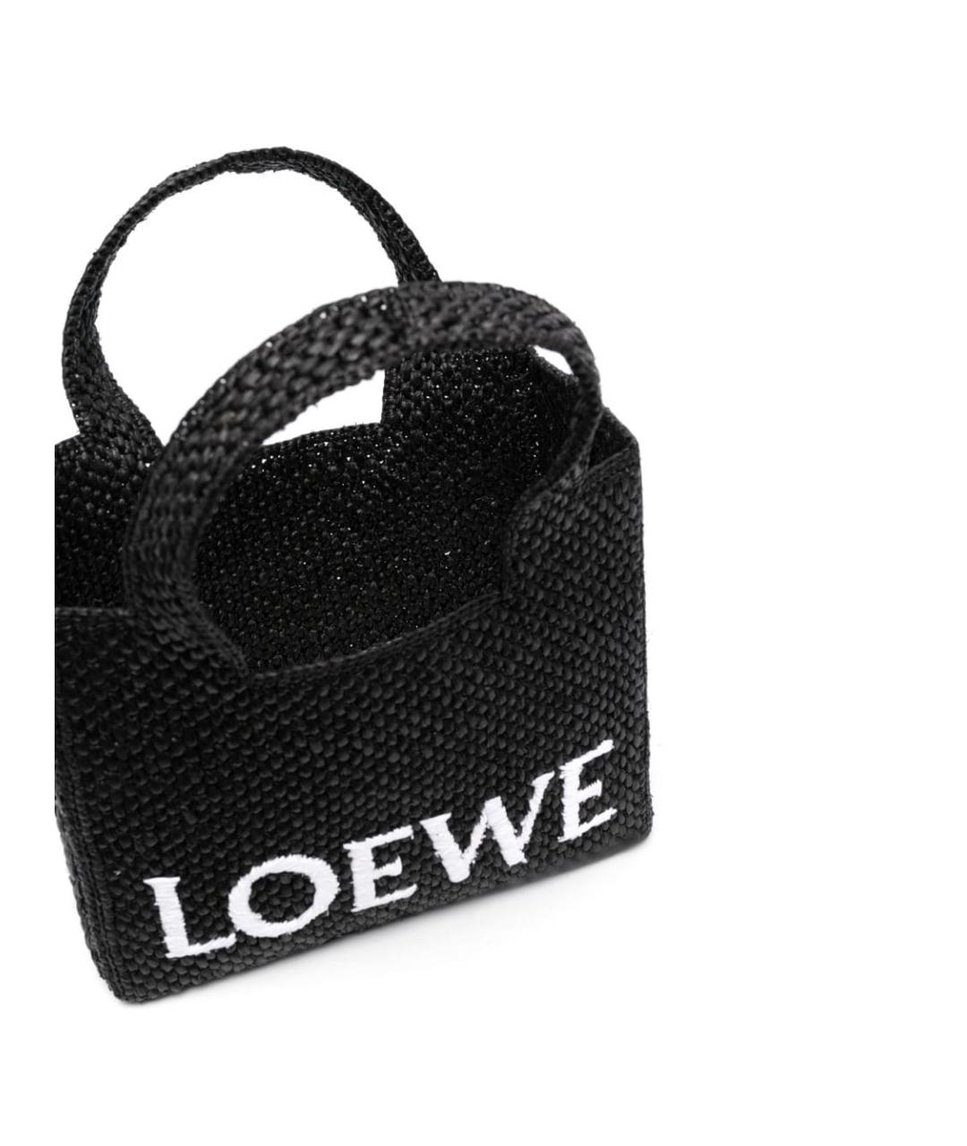 LOEWE Черная сумка тоут, фото 5