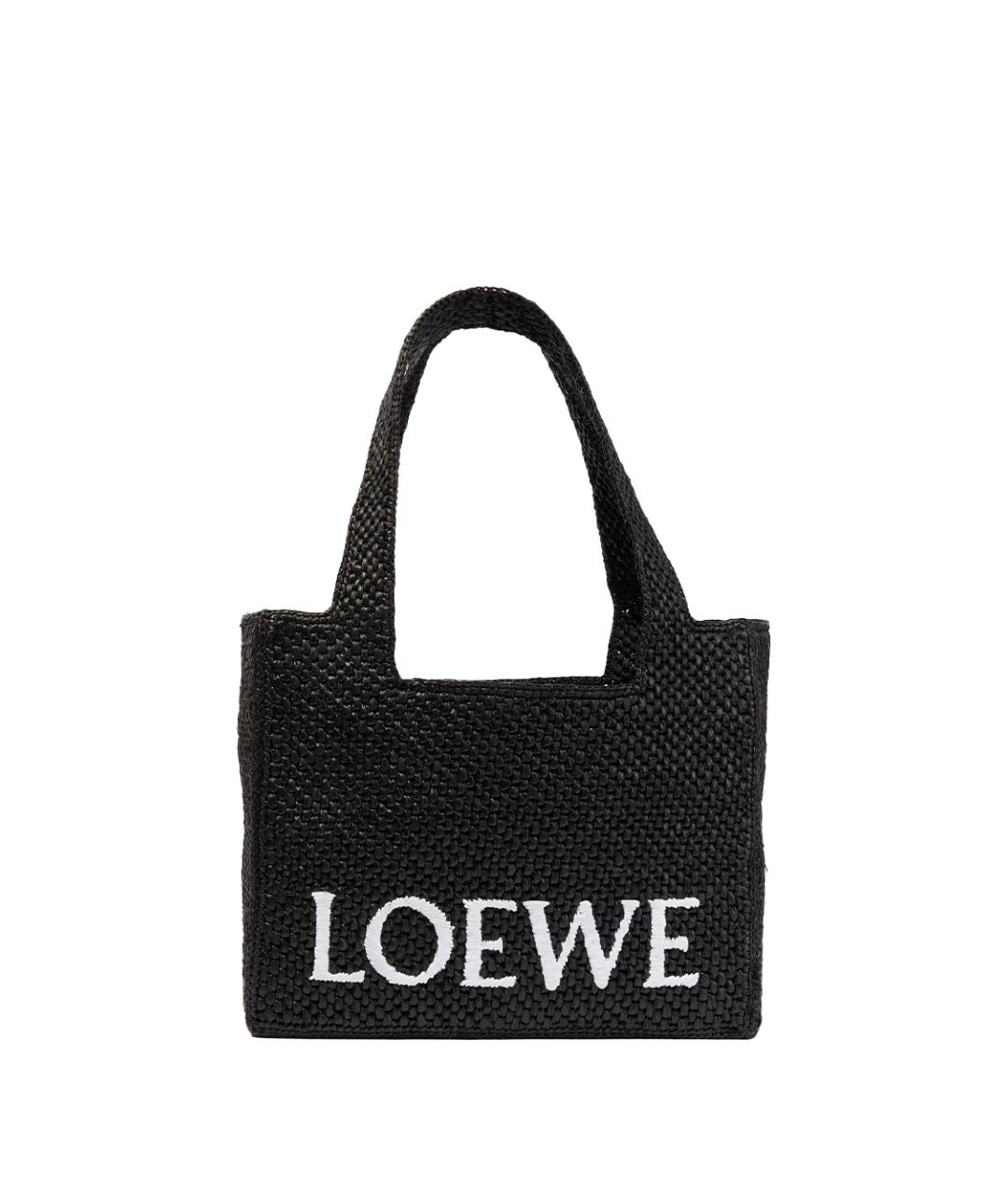 LOEWE Черная сумка тоут, фото 1