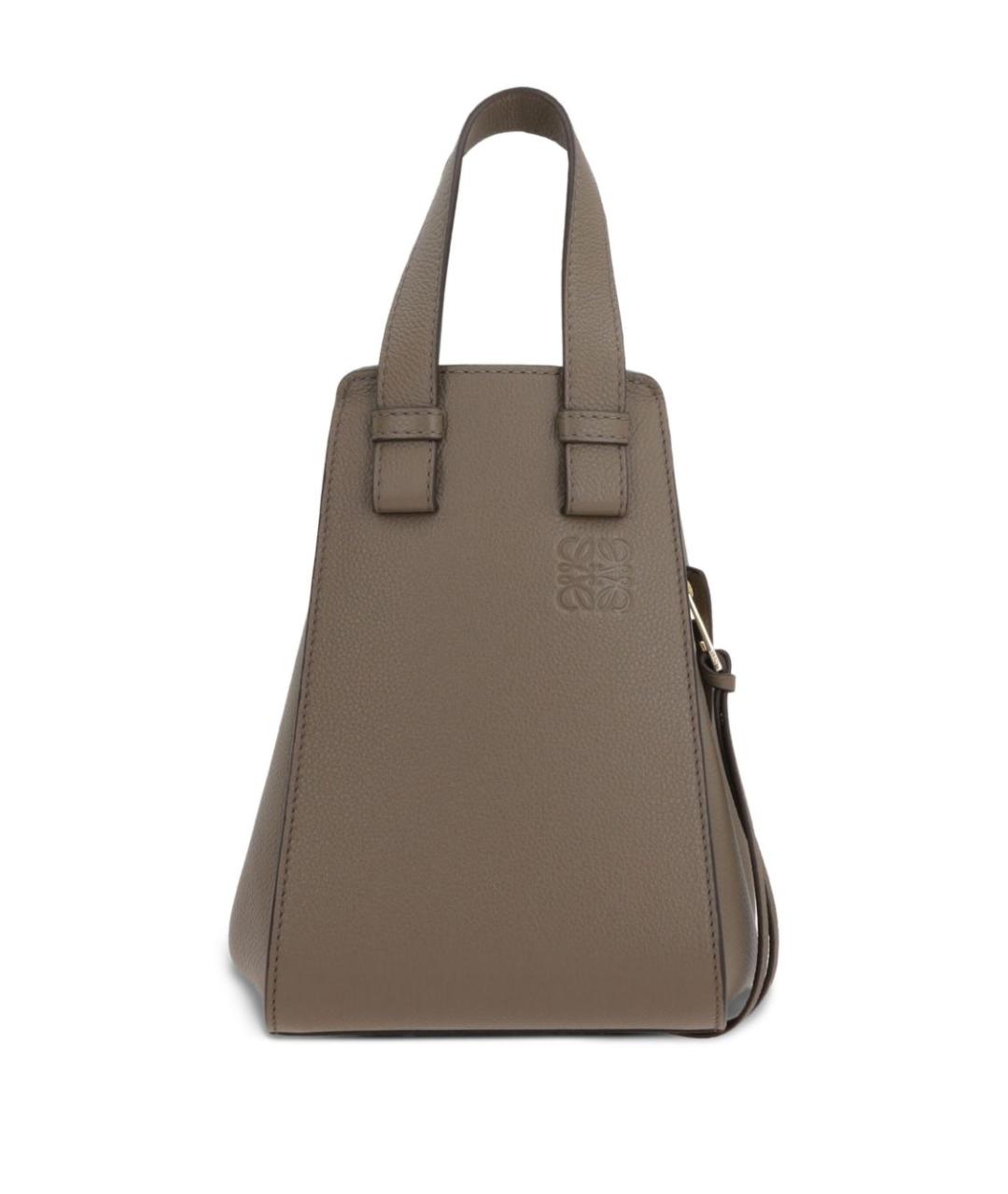 LOEWE Бежевая кожаная сумка тоут, фото 4