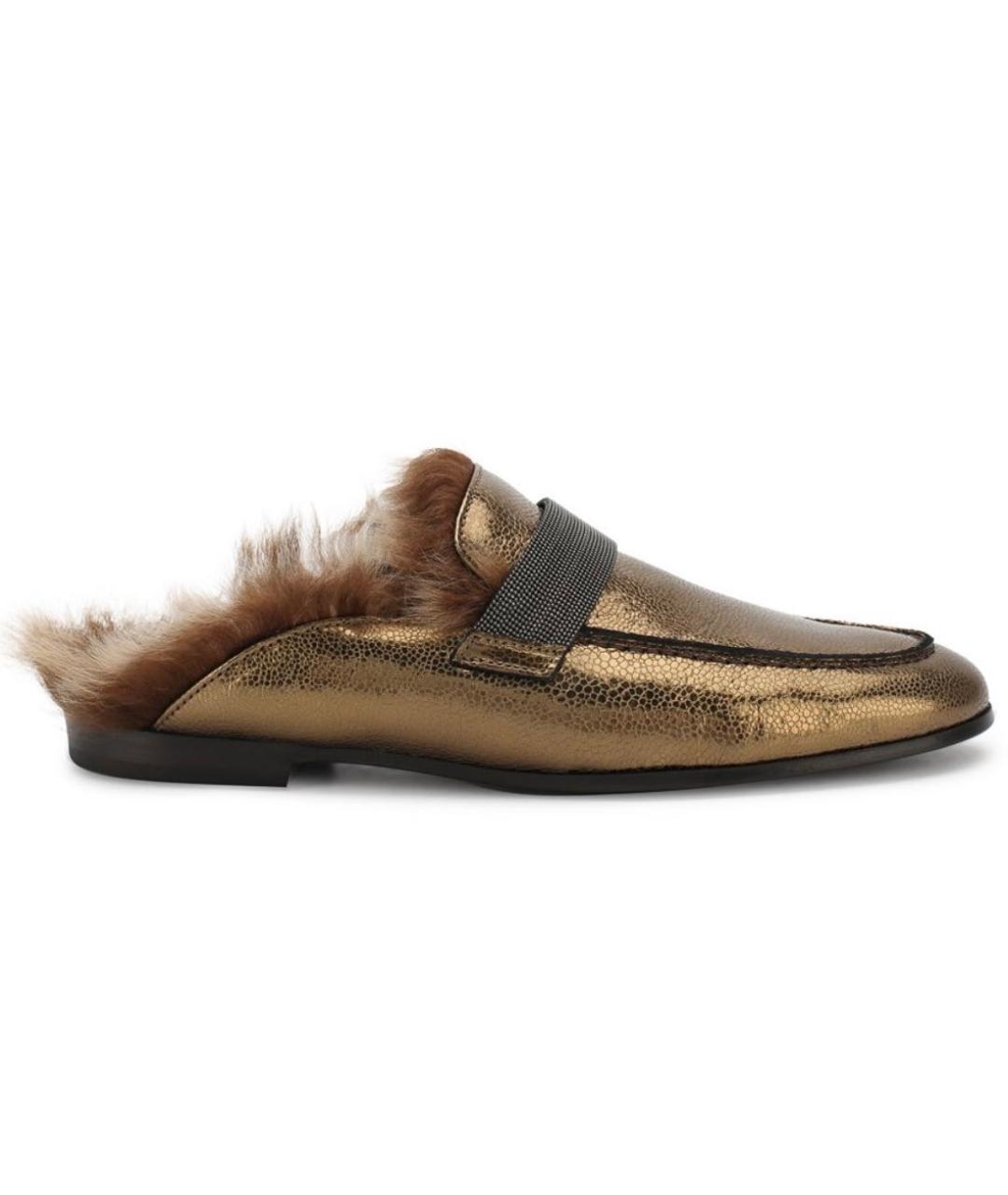 BRUNELLO CUCINELLI Кожаные сабо, фото 1