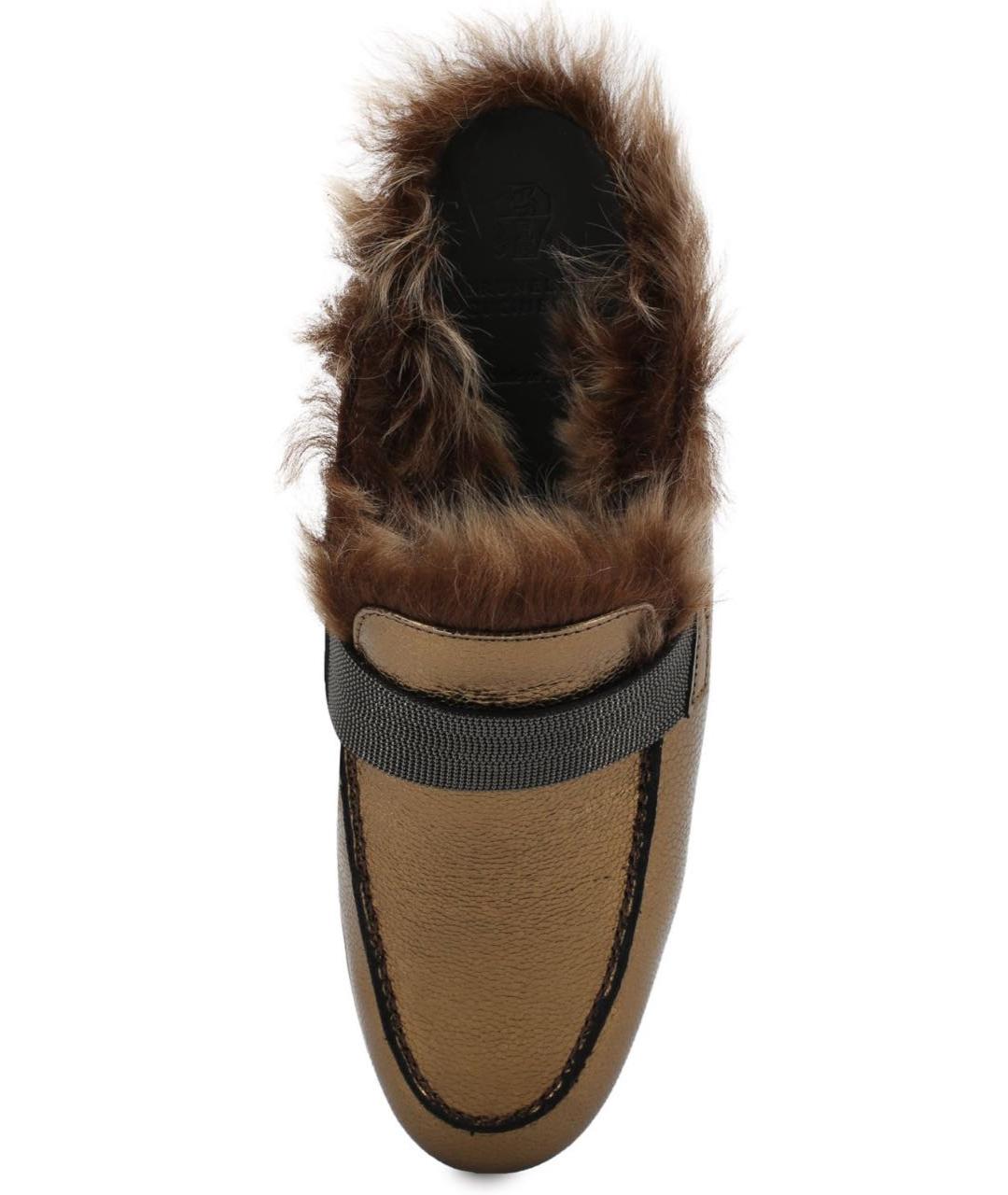 BRUNELLO CUCINELLI Кожаные сабо, фото 4