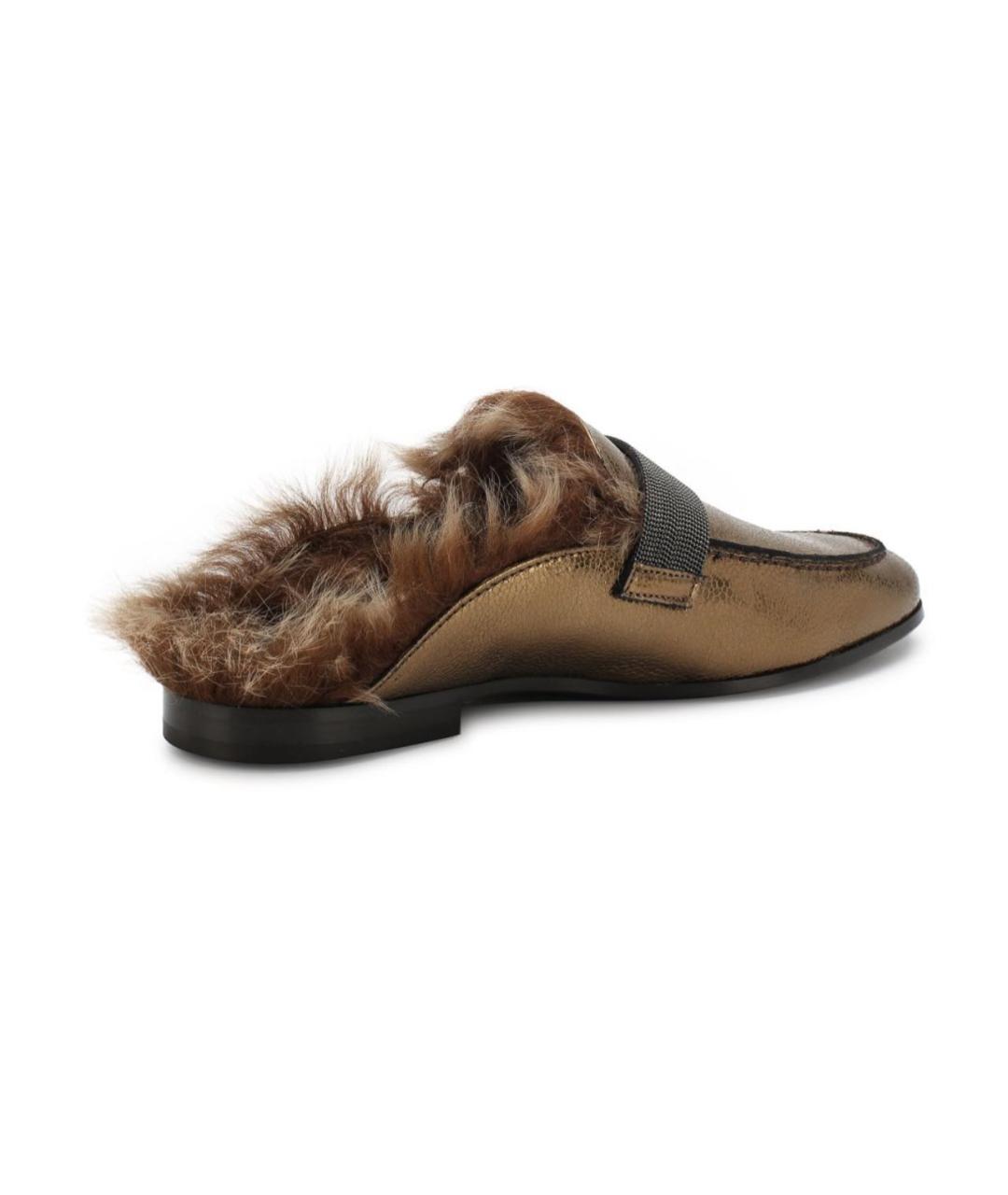 BRUNELLO CUCINELLI Кожаные сабо, фото 5