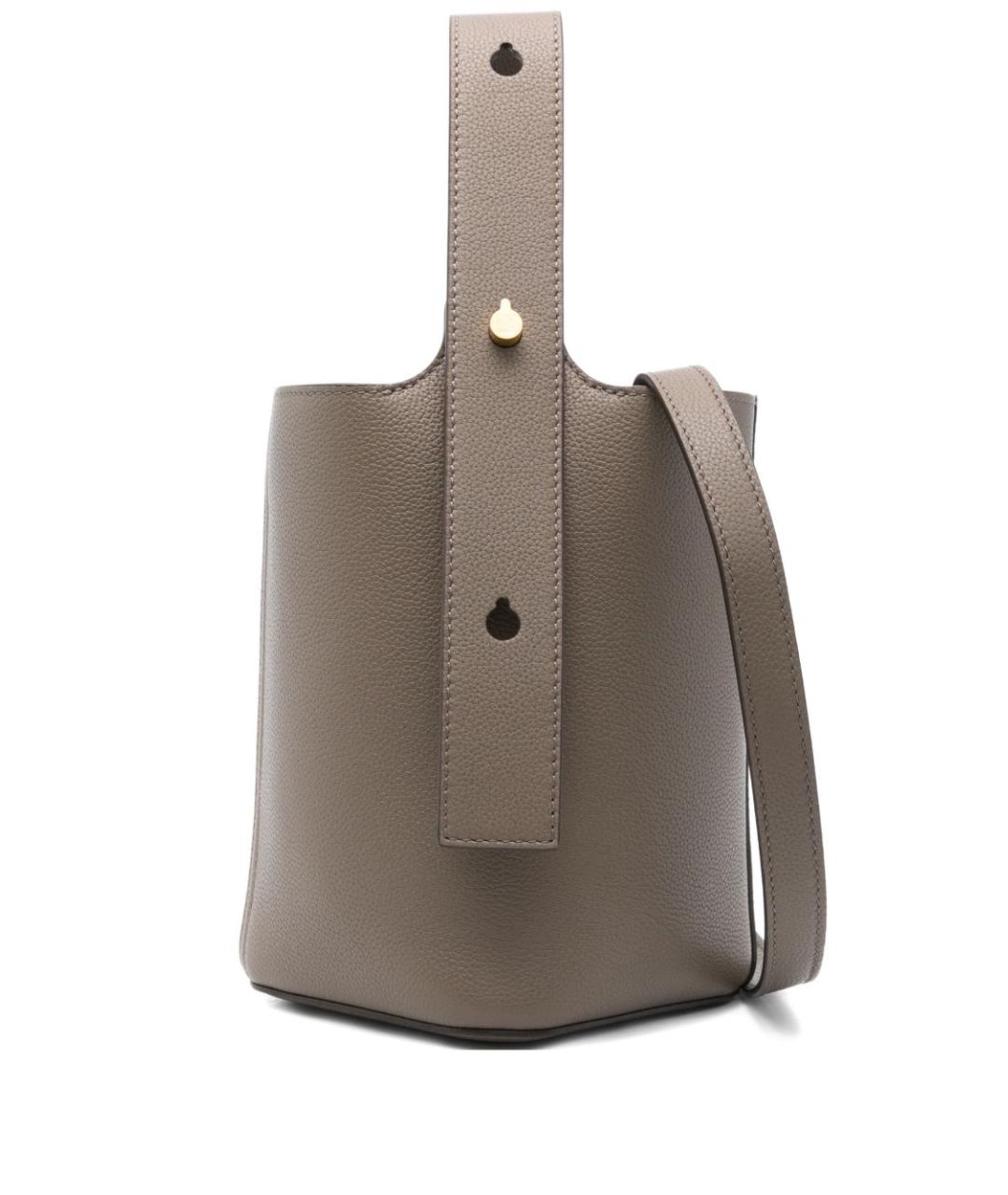 LOEWE Бежевая кожаная сумка через плечо, фото 1