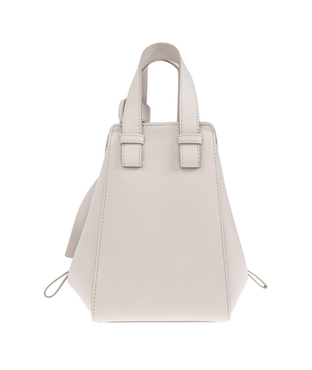 LOEWE Белая кожаная сумка тоут, фото 3